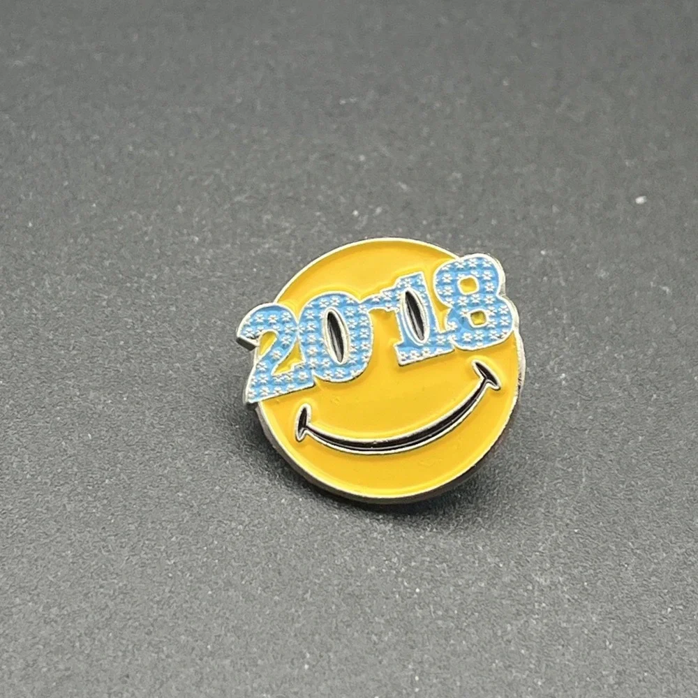 Walmart 2018 Glasses Smiley Mascot‎ Lapel Hat Pin